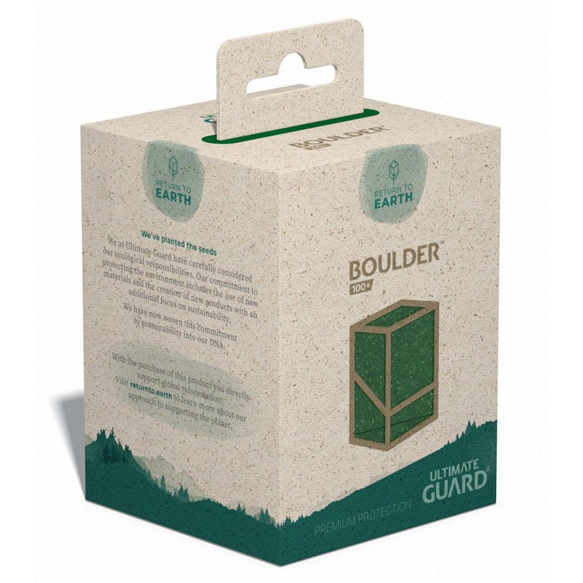 Ultimate Guard Game Supplies > Card Boxes Deck Box: Boulder: Return To Earth: 100+: Green 4056133021104 UGD01114100200