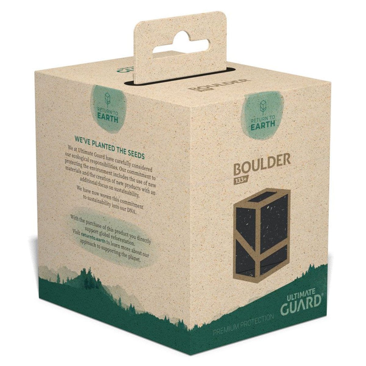 Ultimate Guard Game Supplies > Card Boxes Deck Box: Boulder: Return To Earth: 133+: Black 4056133025133 UGD01135500600