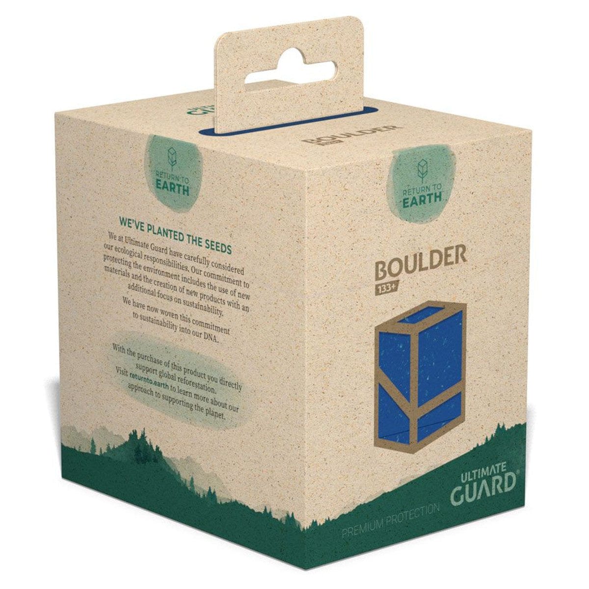 Ultimate Guard Game Supplies > Card Boxes Deck Box: Boulder: Return To Earth: 133+: Blue 4056133025171 UGD01135500900