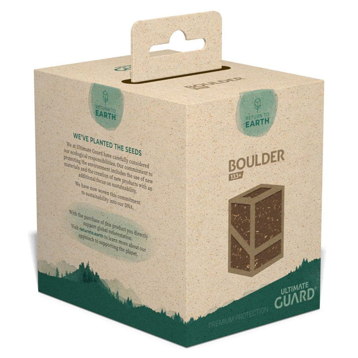Ultimate Guard Game Supplies > Card Boxes Deck Box: Boulder: Return To Earth: 133+: Brown 4056133025195 UGD01135501000