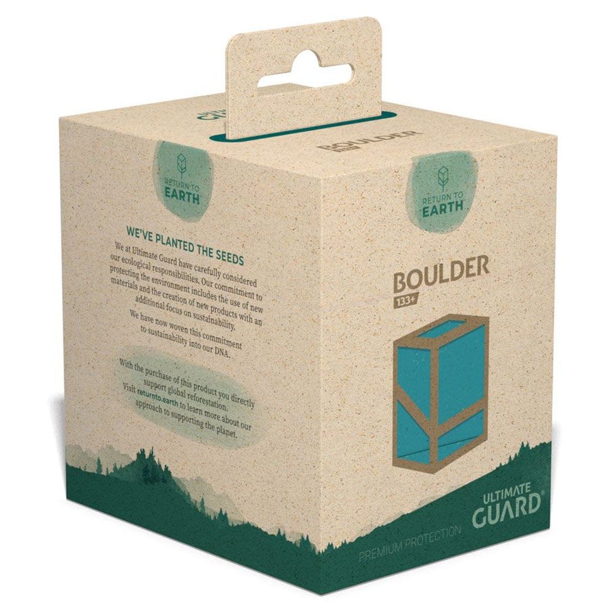 Ultimate Guard Game Supplies > Card Boxes Deck Box: Boulder: Return To Earth: 133+: Petrol 4056133025720 UGD01135501400