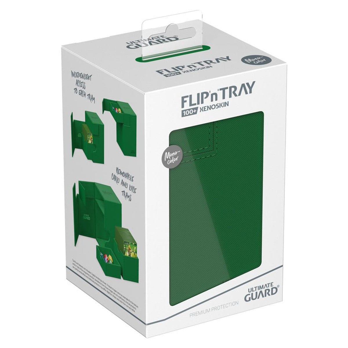 Ultimate Guard Game Supplies > Card Boxes Deck Box: Flip`n`Tray: 100+: Green 4056133021784 UGD011230