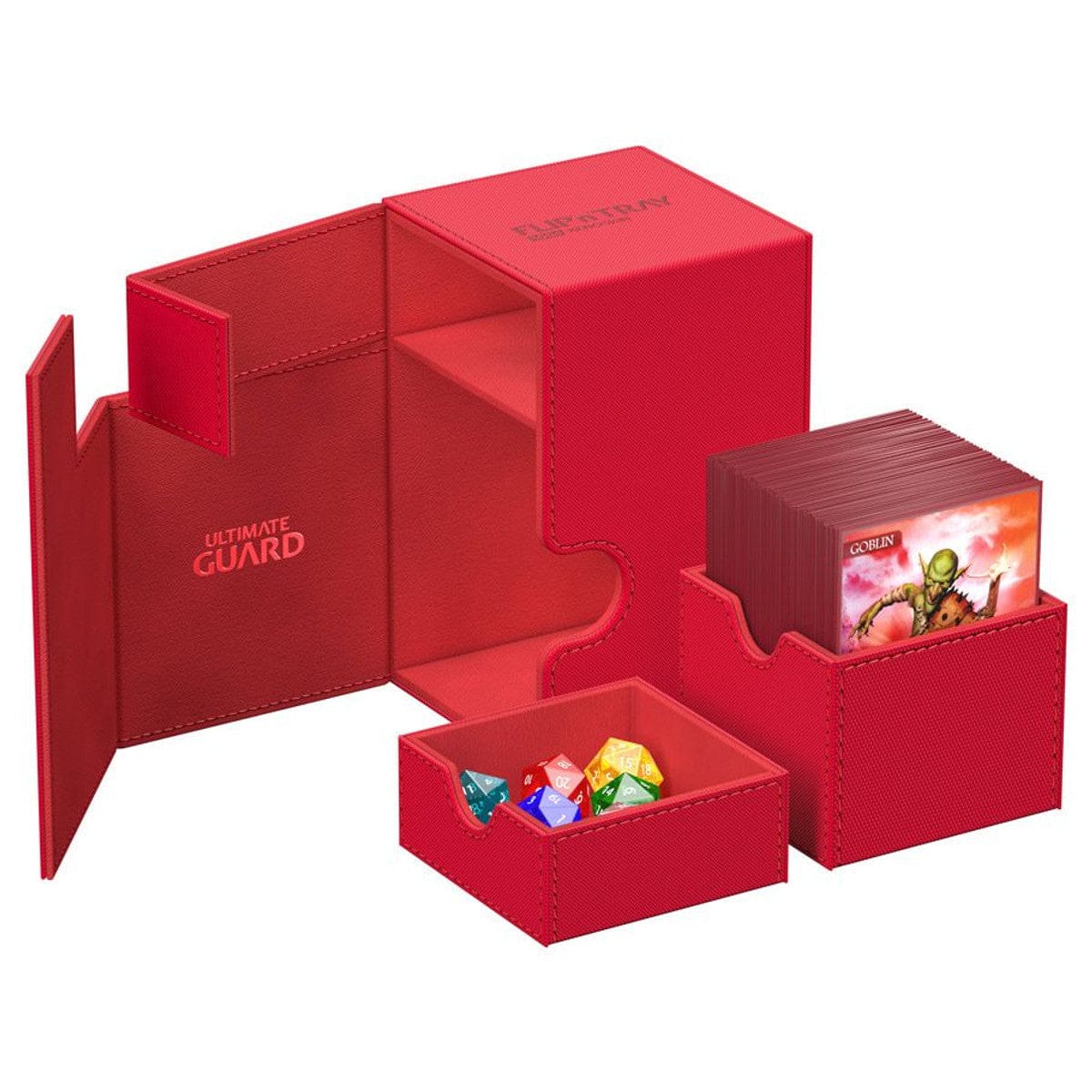 Ultimate Guard Game Supplies > Card Boxes Deck Box: Flip`n`Tray: 100+: Red 4056133021746 UGD011228