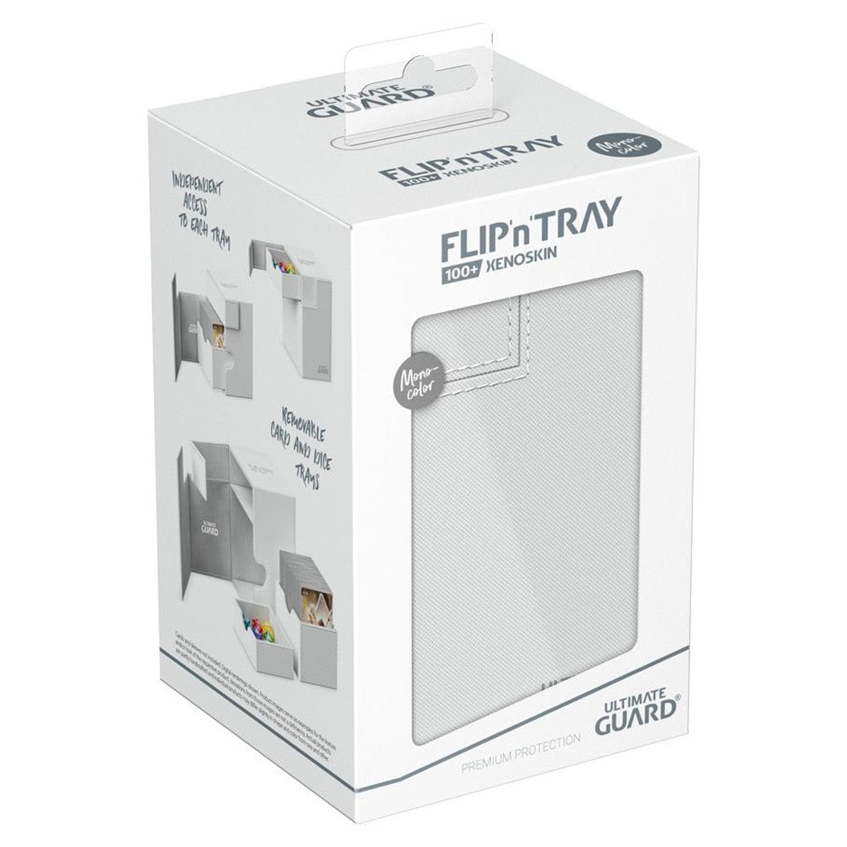 Ultimate Guard Game Supplies > Card Boxes Deck Box: Flip`n`Tray: 100+: White 4056133021722 UGD011227