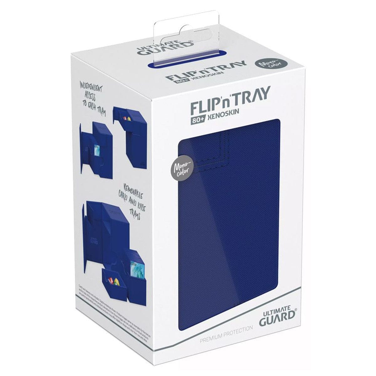 Ultimate Guard Game Supplies > Card Boxes Deck Box: Flip`n`Tray: 80+: Blue 4056133021609 UGD011221