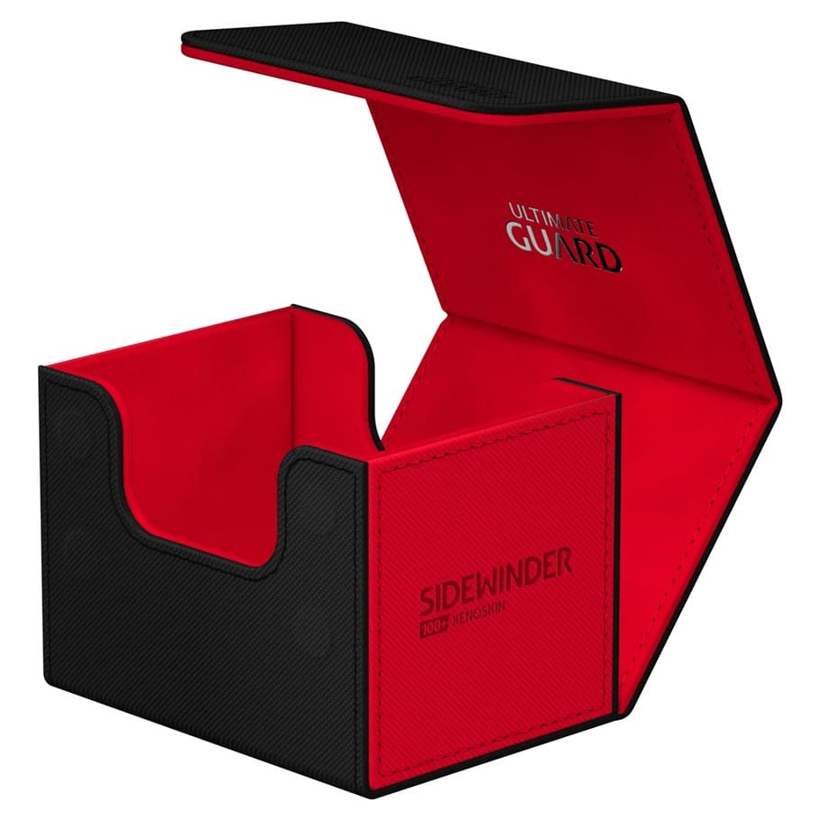 Ultimate Guard Game Supplies > Card Boxes Deck Box: Sidewinder 100+ - Synergy (Black/Red) 4056133023900 UGD011325