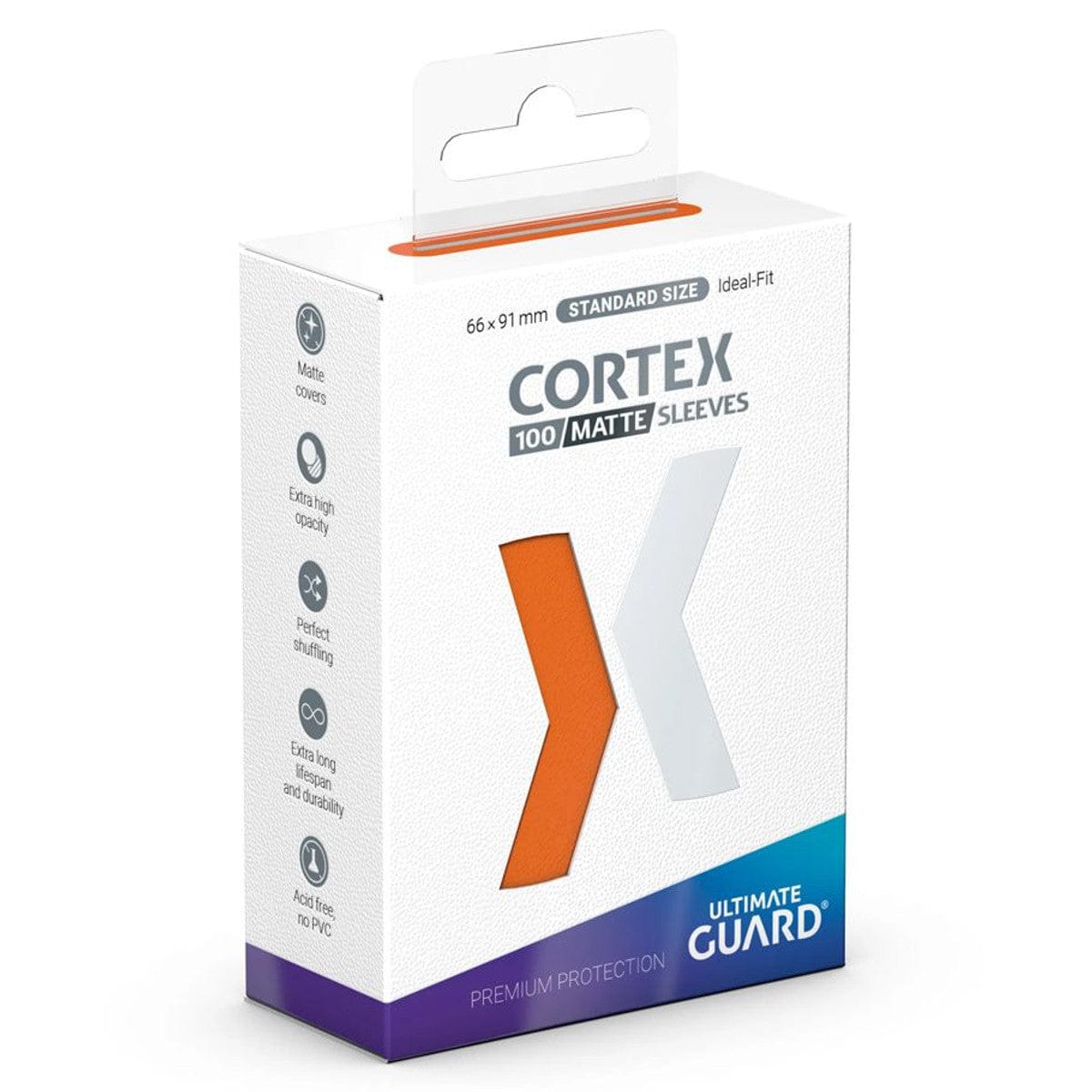Ultimate Guard Game Supplies > Card Sleeves Deck Protector: Cortex: Matte: Orange (100) 4056133026505 UGD011415