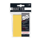 Ultra Pro Dice > Ultra-Pro Ultra Pro: Pro-Matte Deck Protectors Pack - Yellow 074427841867 UPI 84186