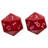 Ultra Pro Dice > Ultra-Pro Ultra Pro: Vivid Heavy Metal Dice - Red (2d20) 074427159399 UPI 15939