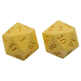 Ultra Pro Dice > Ultra-Pro Ultra Pro: Vivid Heavy Metal Dice - Yellow (2d20) 074427159412 UPI 15941