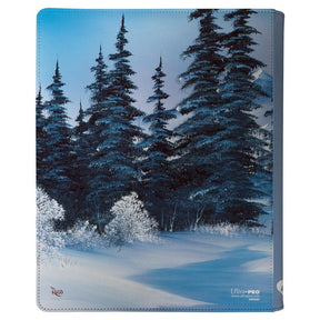 Ultra Pro Game Supplies > Card Binders Binder: 9-Pocket: PRO: Bob Ross: Winter Paradise 074427165215 ULP16521