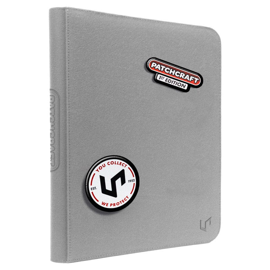 Ultra Pro Game Supplies > Card Binders Patchcraft: Binder: 9-Pocket: PRO: Zippered: Grey 074427166434 ULP16643