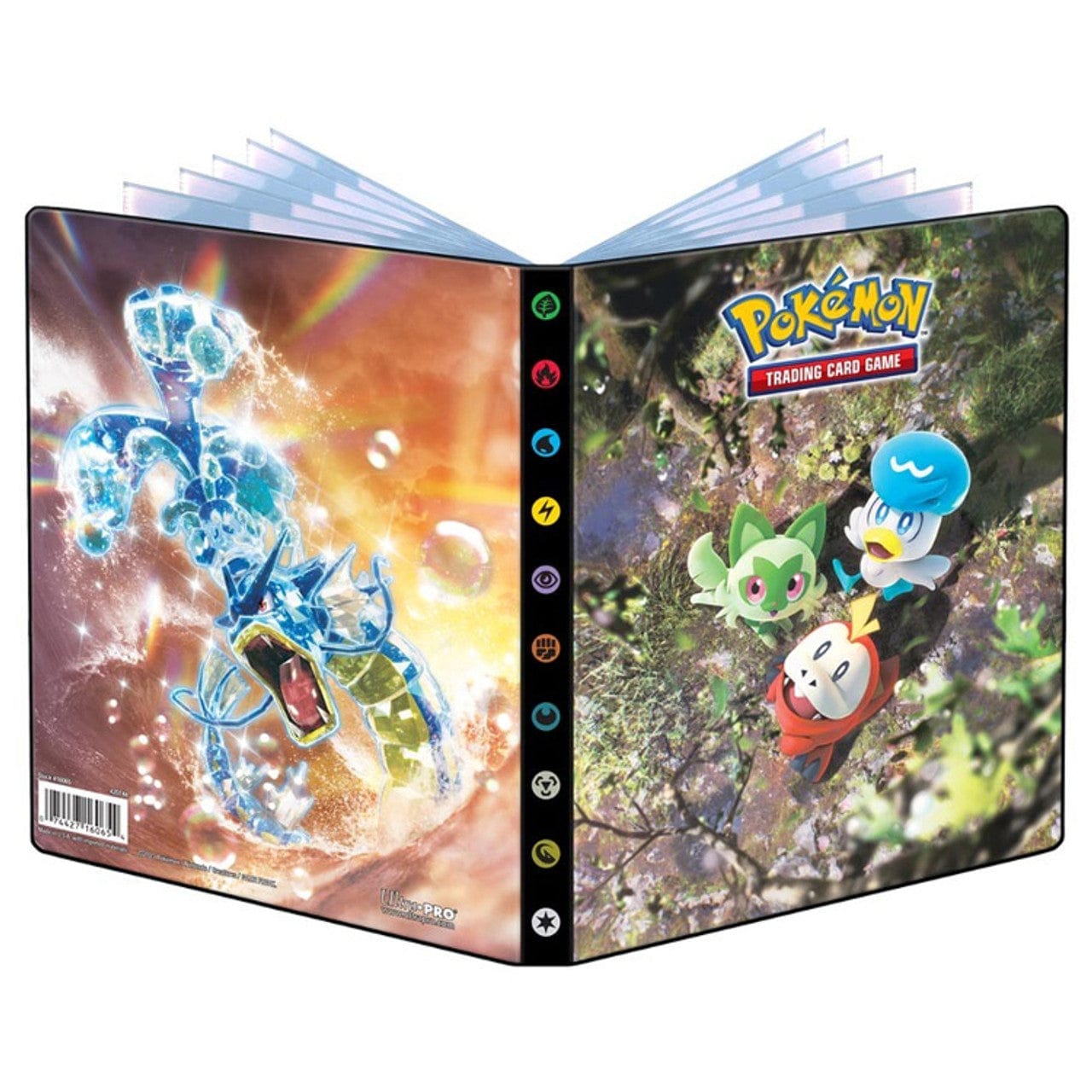 Ultra Pro Game Supplies > Card Binders Ultra Pro: Pokemon TCG - 4 Pocket Portfolio (Scarlet & Violet) 074427160654 UPI 16065