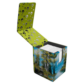 Ultra Pro Game Supplies > Card Boxes Deck Box: Alcove Flip: Bob Ross: Lakeside Path 074427165246 ULP16524