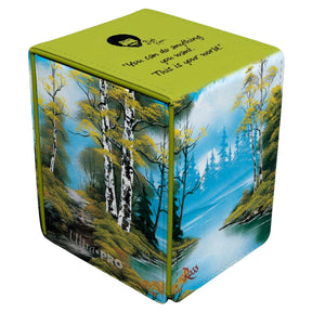 Ultra Pro Game Supplies > Card Boxes Deck Box: Alcove Flip: Bob Ross: Lakeside Path 074427165246 ULP16524
