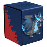 Ultra Pro Game Supplies > Card Boxes Deck Box: Alcove Flip: Pokémon: Mega Charizard X 074427167349 ULP16734
