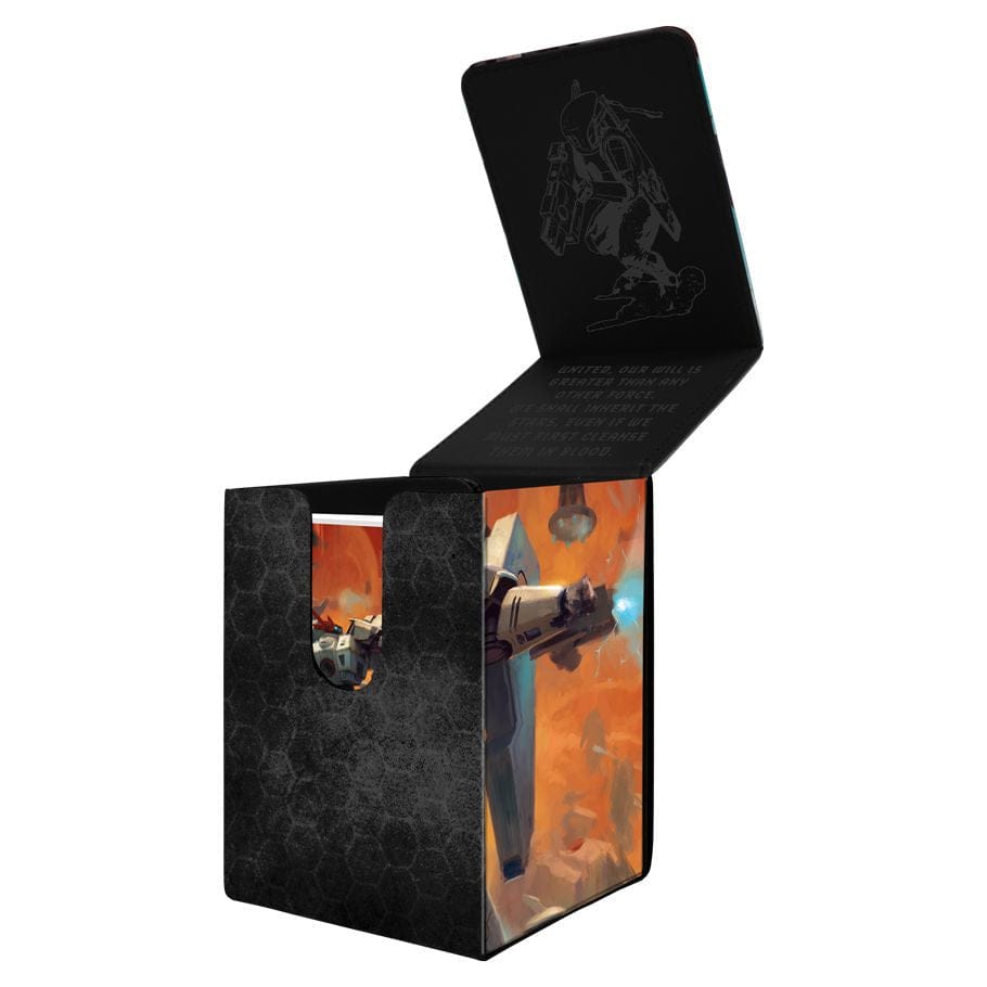 Ultra Pro Game Supplies > Card Boxes Deck Box: Alcove Flip: Warhammer 40,000: T'au Empire 074427165581 ULP16558