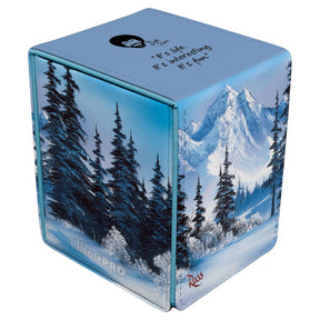 Ultra Pro Game Supplies > Card Boxes Ultra Pro: Alcove Flip - Winter Paradise (Bob Ross) 074427165208 ULP16520