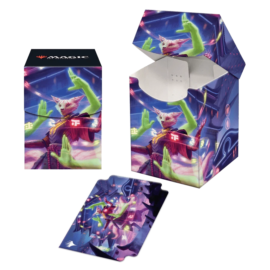Ultra Pro Game Supplies > Card Boxes Ultra-Pro: MTG 100+ Deck Box - March of the Machine (C) 074427197520 UPI 19752