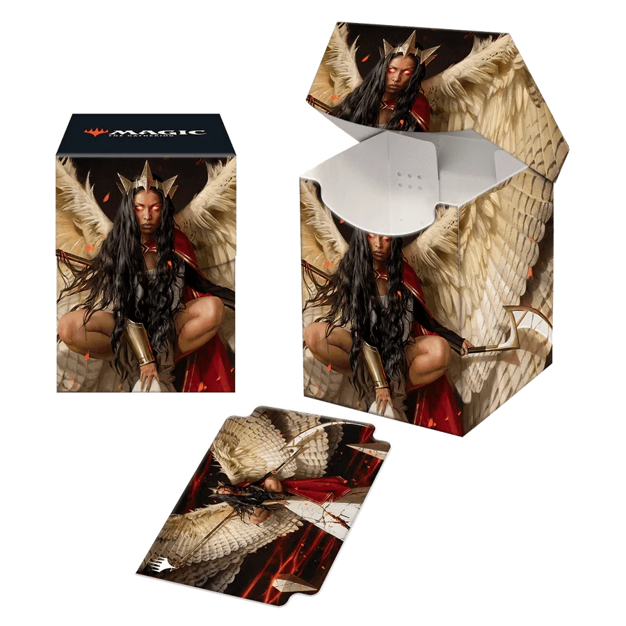 Ultra-Pro: MTG 100+ Deck Box - March of the Machine, Kasla the Broken Halo Ultra-Pro: MTG 100+ Deck Box - March of the Machine, Kasla the Broken Halo