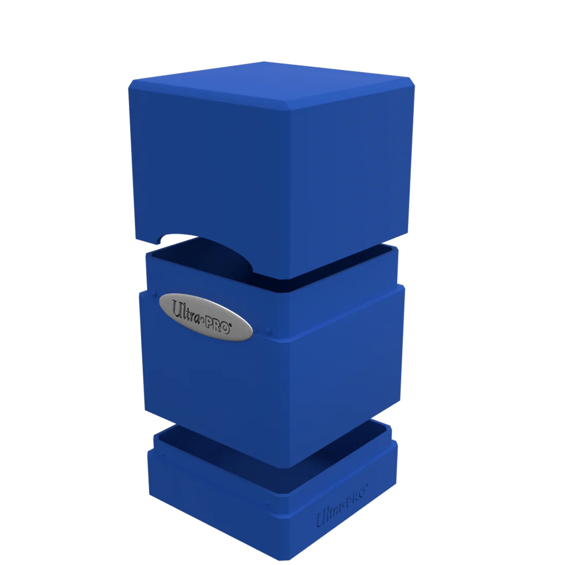 Ultra Pro Game Supplies > Card Boxes Ultra Pro: Satin Tower Deck Box - Blue 074427841751 UPI 84175