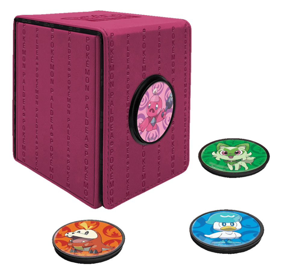 Ultra Pro Game Supplies > Card Boxes UP D-BOX ALCOVE CLICK POKEMON PALDEA 074427164065 UP16406