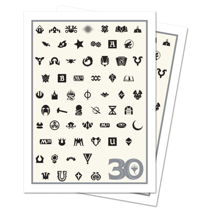 Ultra Pro Game Supplies > Card Sleeves Magic the Gathering CCG: Deck Protector Sleeves 105ct - 30th Anniversary Apex 074427198695 UPI 19869