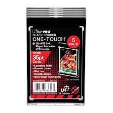 Ultra Pro Game Supplies > Card Sleeves One-Touch: Black Border UV 35pt (5) 074427836566 ULP83656UV