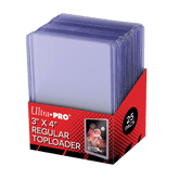Ultra Pro Game Supplies > Card Sleeves Ultra Pro: 3in x 4in Toploader 25ct - Clear Regular 074427812225 UPI 81222