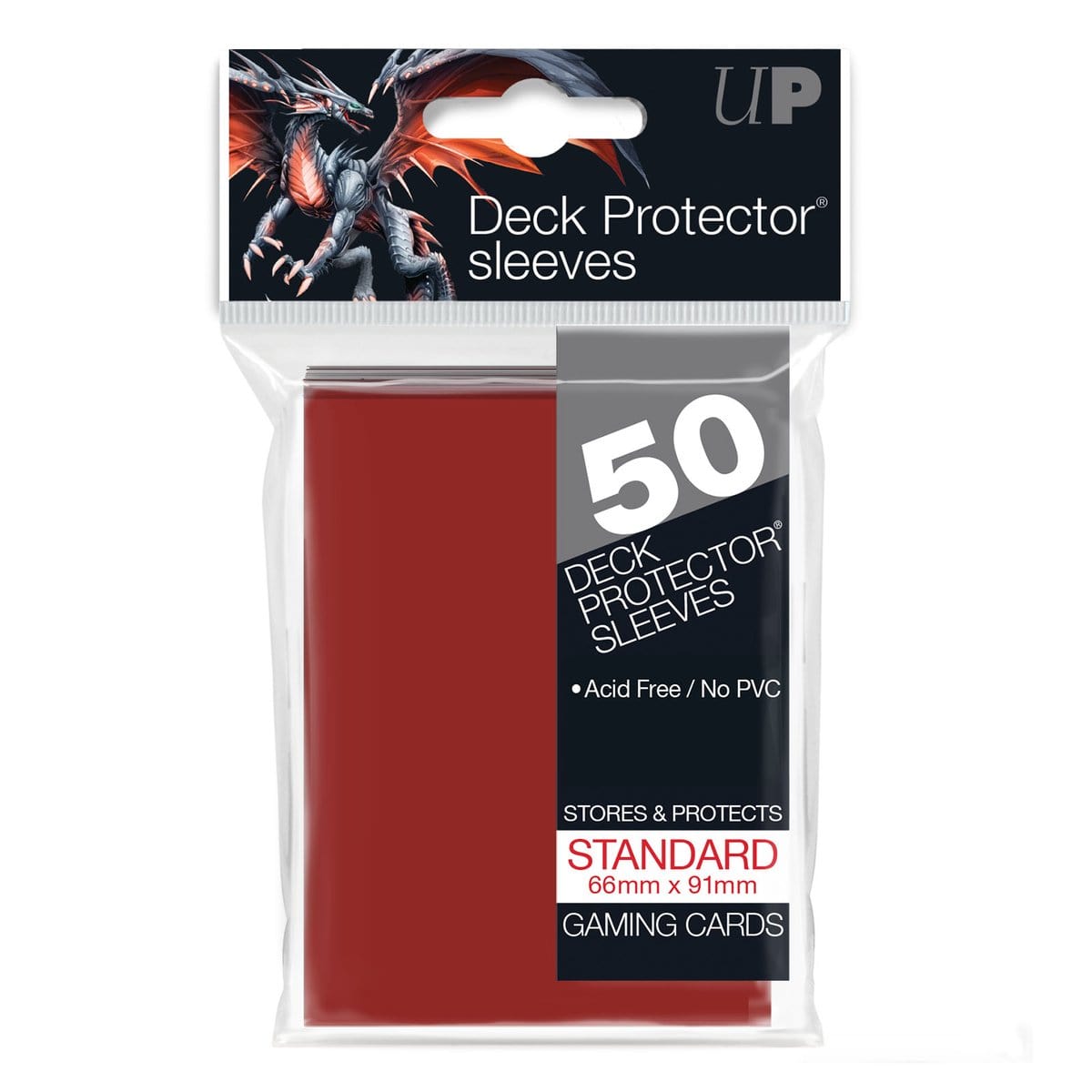 Ultra Pro: Deck Protector 50ct - Red Solid