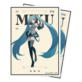 Ultra Pro Game Supplies > Card Sleeves ULTRA PRO: HATSUNE MIKU: RETRO SOUNDSCAPES: HATSUNE MIKU 105CT APEX DECK PROTECTOR SLEEVES 074427168339 ULP16833