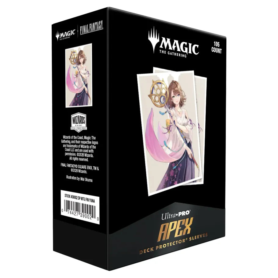 Ultra Pro Game Supplies > Card Sleeves ULTRA PRO: MAGIC THE GATHERING: FINAL FANTASY: YUNA GRAND SUMMONER 105CT APEX DECK PROTECTOR SLEEVES 074427390020 ULP39002