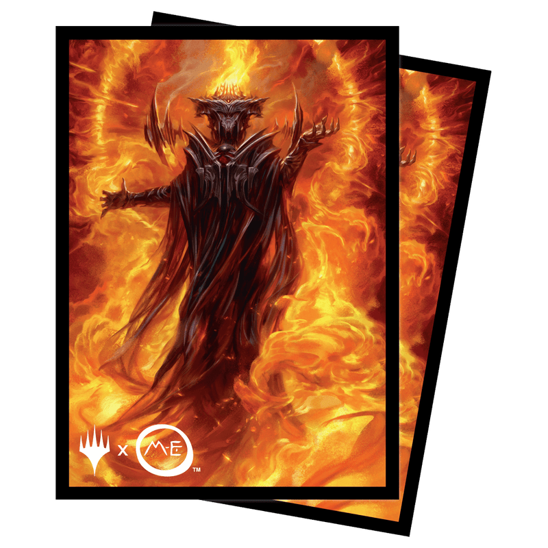 Ultra Pro Game Supplies > Card Sleeves Ultra-Pro: MTG Sleeves 100 ct - Lord of the Rings - Sauron v2 074427198206 UPI 19820