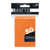 Ultra Pro Game Supplies > Card Sleeves Ultra Pro: Pro-Matte Deck Protectors Pack - Orange 074427841843 UPI 84184