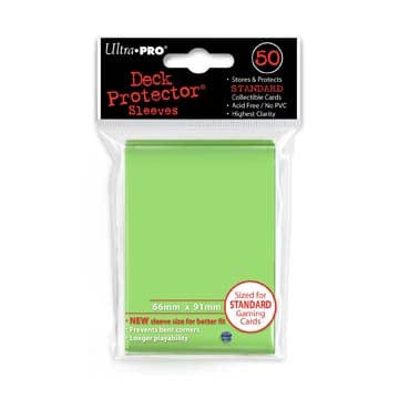Ultra Pro Game Supplies > Card Sleeves Ultra Pro: Standard Size Deck Protector - Light Green 074427840990 UPI 84099
