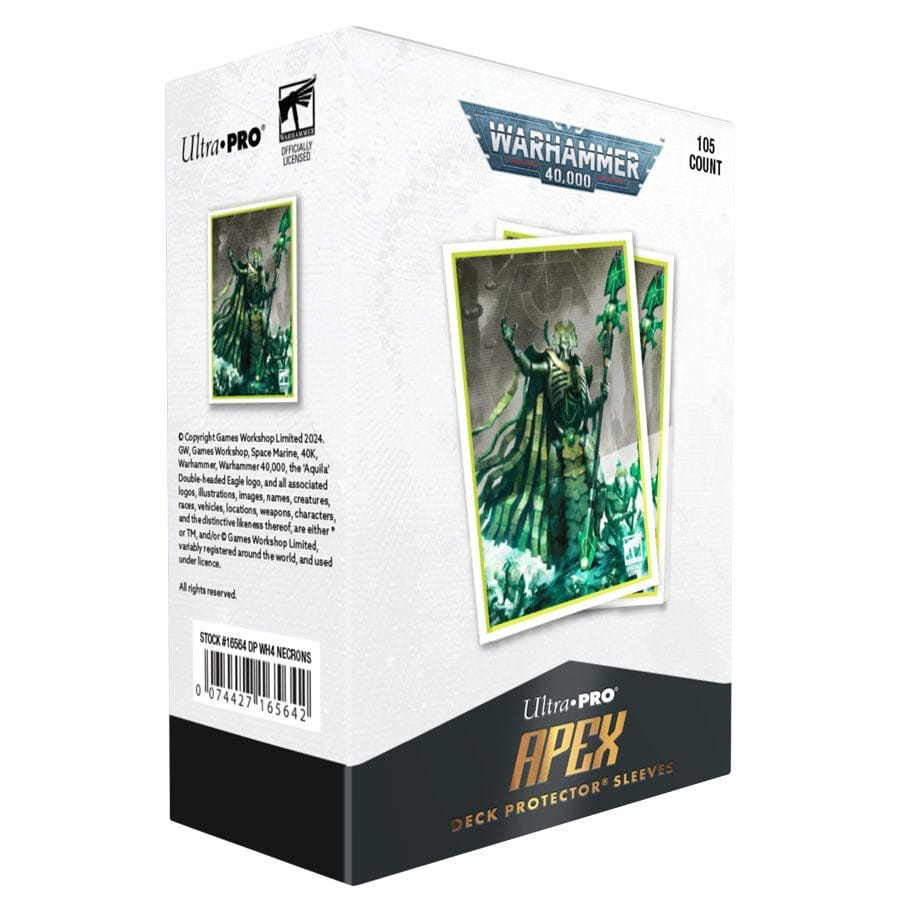 Ultra Pro Game Supplies > Card Sleeves Warhammer 40,000: Apex - Necron (105ct) 074427165642 ULP16564