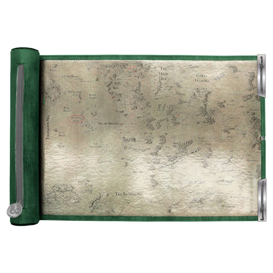 Ultra Pro Game Supplies > Playmats Dungeons & Dragons: Premium Dice Scroll Map - Drizzt & the Forgotten Realms (Artifacts Across Eternities) 074427387730 ULP38773