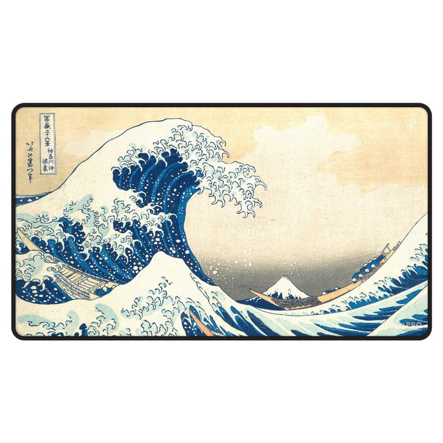 Ultra Pro Game Supplies > Playmats Playmat: Stitched Edge: The Great Wave off Kanagawa 074427166021 ULP16602