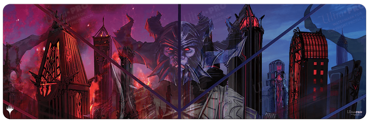 Ultra Pro Game Supplies > Playmats Ultra-Pro: Playmat, 8' Table - Streets of New Capenna 074427193201 UPI 19320