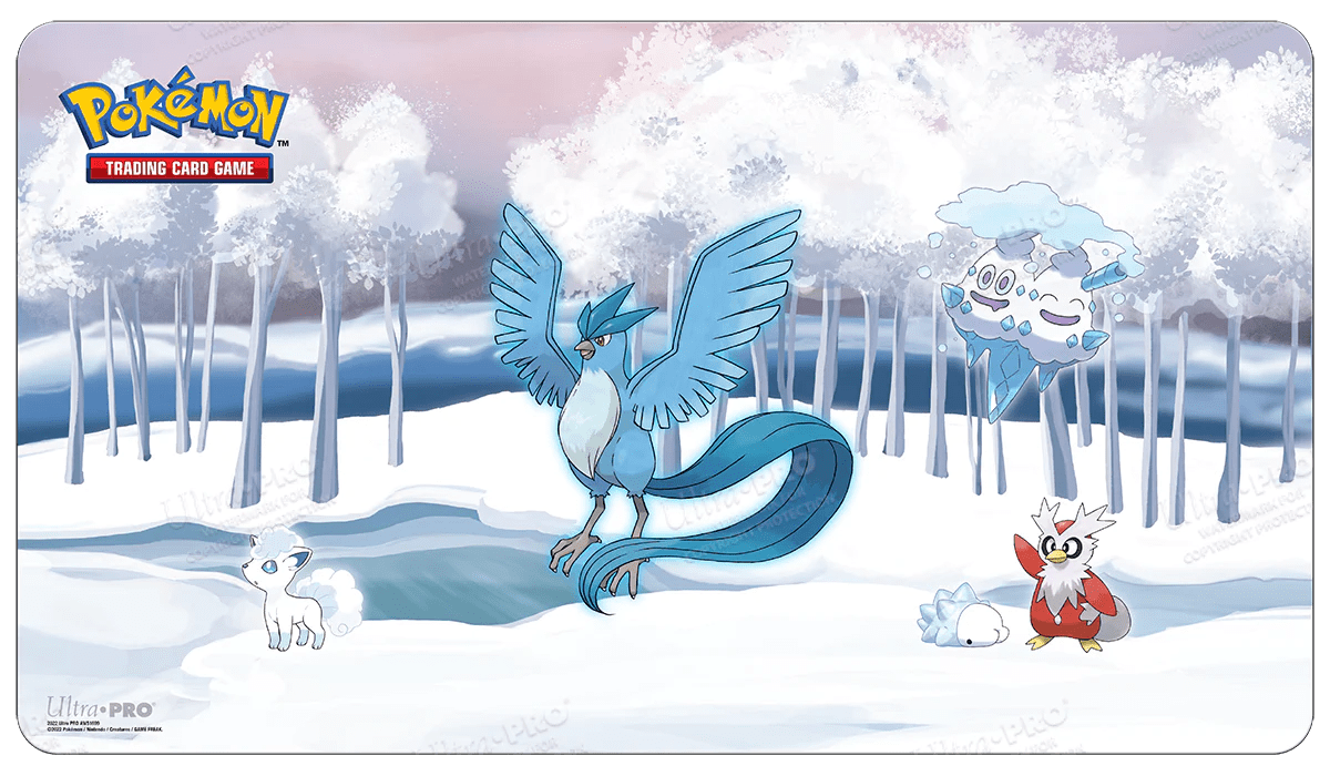 Ultra Pro Game Supplies > Playmats Ultra-Pro: Pokemon Playmat - Gallery Series Frosted Forest 074427159825 UPI 15982