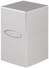 Ultra Pro Game Supplies > Card Boxes Metallic Silver Satin Tower Deck Box 074427848507 UPI 84850