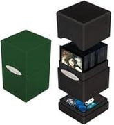 Ultra Pro Game Supplies > Card Boxes Ultra Pro: Satin Tower Deck Box - Green 074427841768 UPI 84176