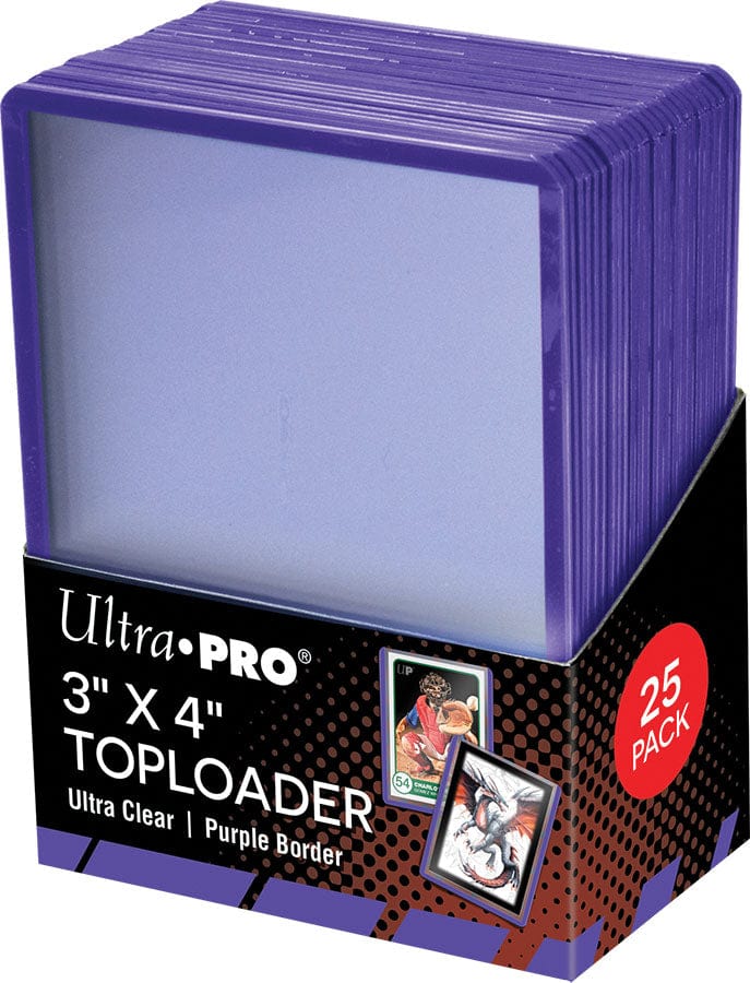 Ultra Pro: 3" x 4" Toploader 25ct -  Purple