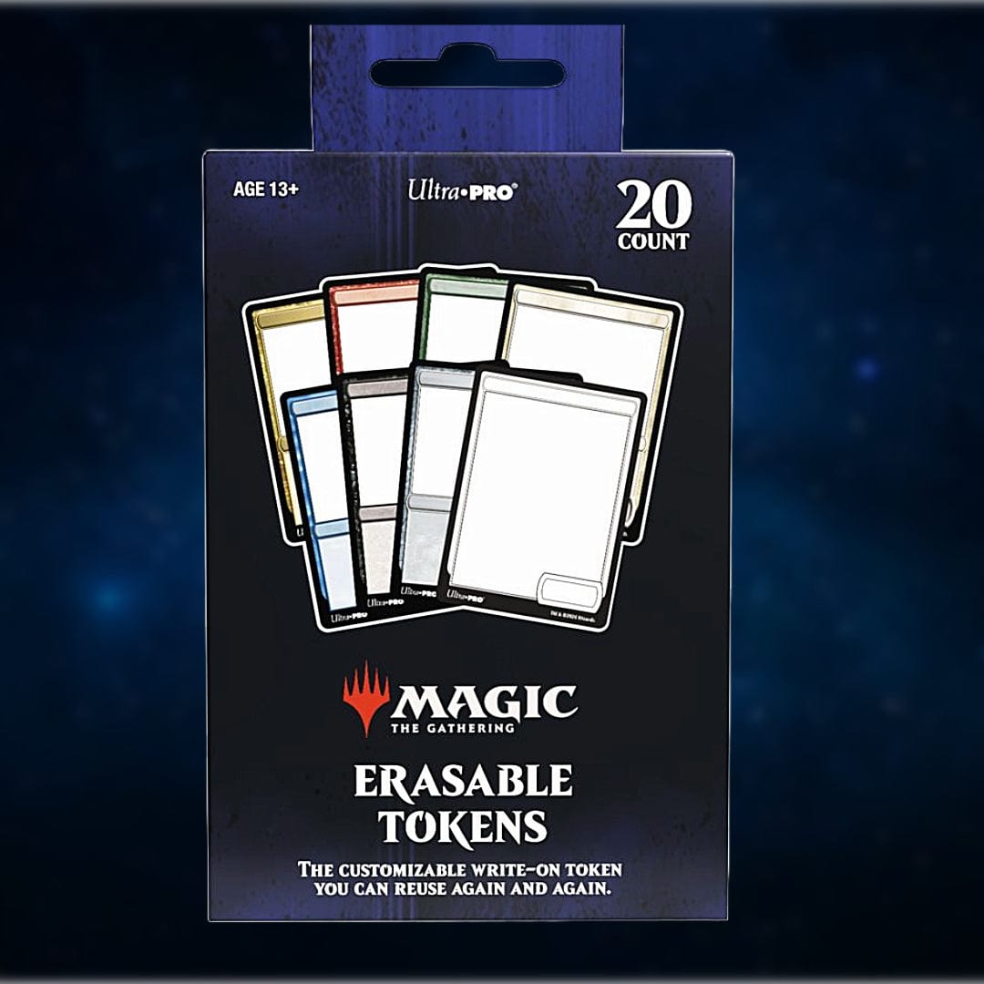 Ultra Pro Trading Card Games > Magic The Gathering Erasable Tokens: Magic the Gathering (20) 074427194048 ULP19404