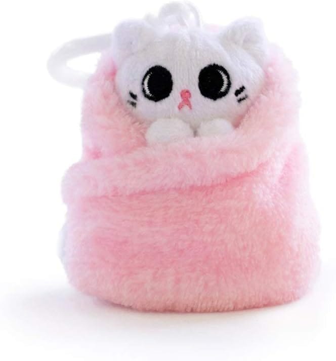 Uncute Toys > Plushies Pink Purritos Key Ring 719318986776 un-719318986776