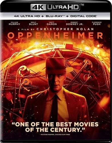 Universal Studios Movies > Blu-Ray > 4K 4K: Oppenheimer (4K Mastering, With Blu-ray, 3 Pack, Digital Copy, Digital Theater System) 191329253120 MHV1000829906UHD