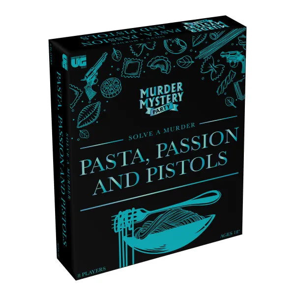 University Games Board Games > Large Box Games Pasta, Passion & Pistols - Murder Mystery Games 023332332014 33201
