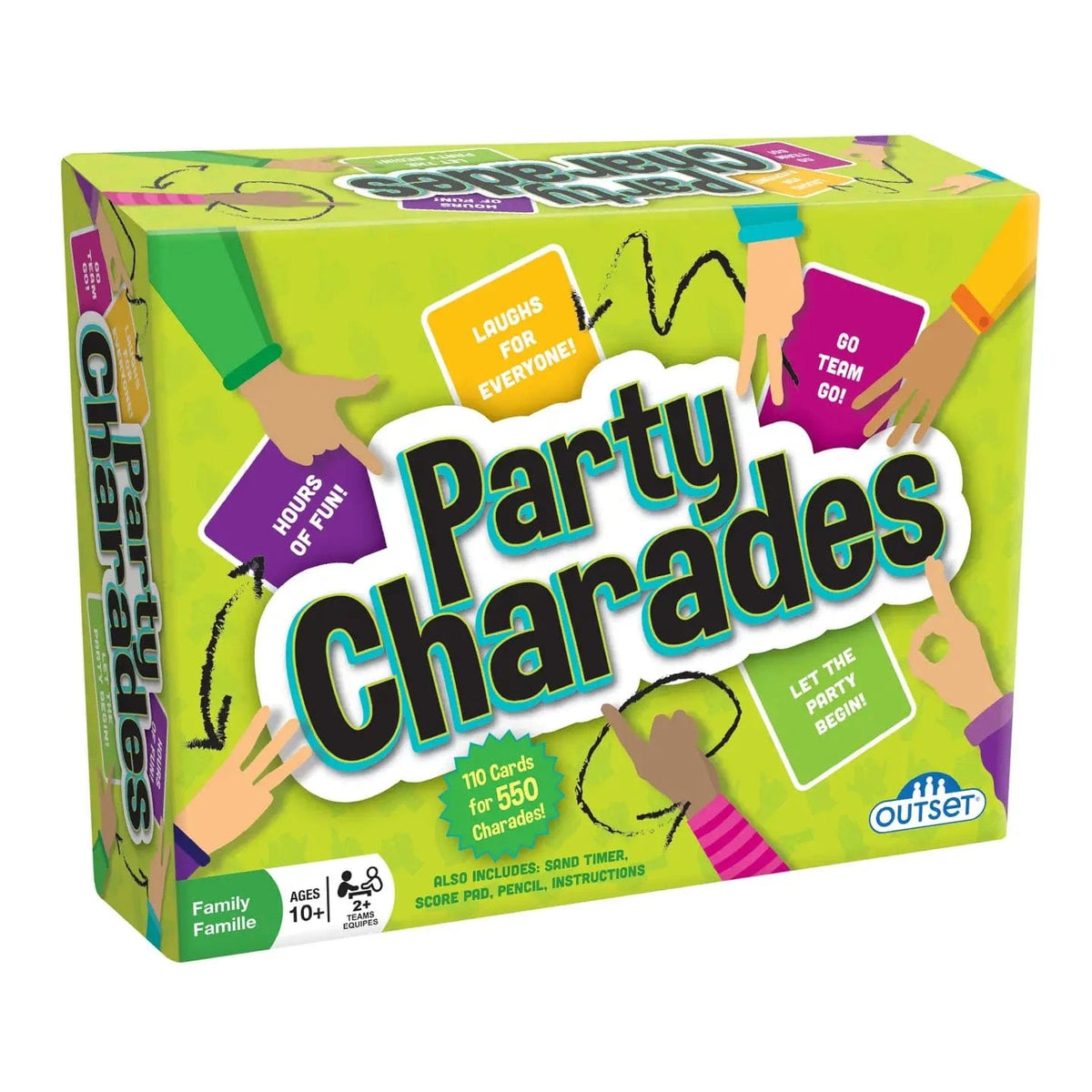 University Games Board Games > Large Box Games UNIVERSITY GAMES: PARTY CHARADES 625012111539 11153