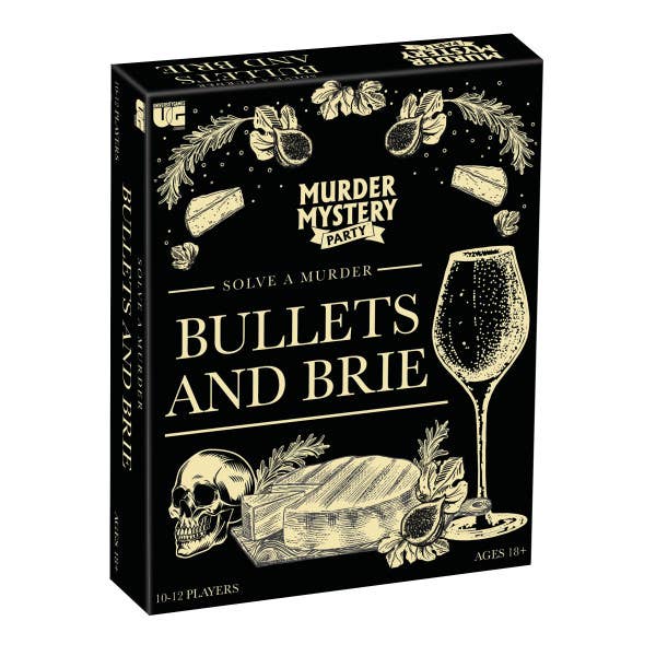 University Games Board Games Murder Mystery Party: Bullets & Brie 023332332229 33222