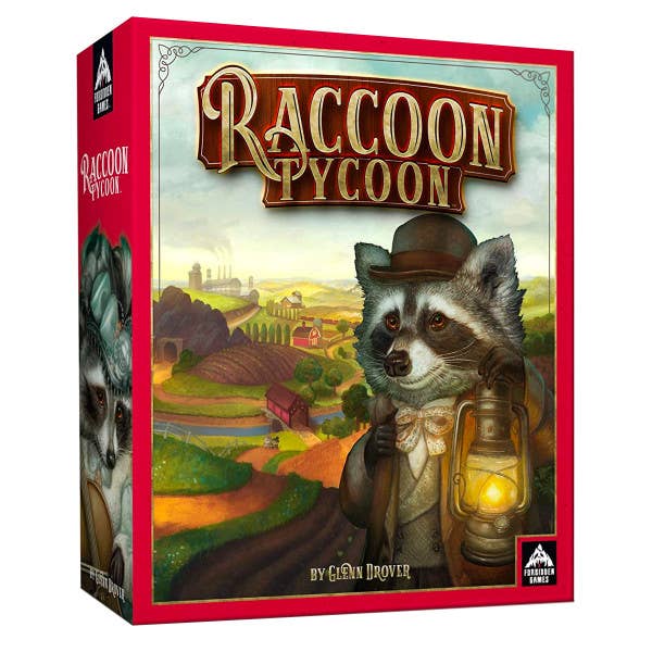 University Games Board Games Raccoon Tycoon Strategic Board Game 51111